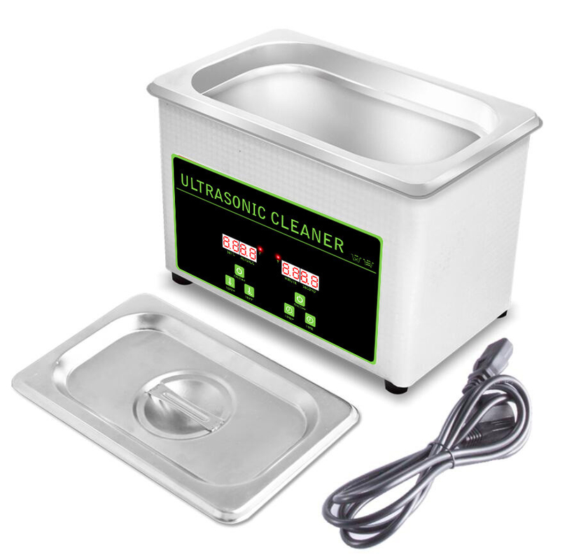 High Speed Stainless Steel Ultrasonic Cleaner 0.8L 30W Dental Sterilization